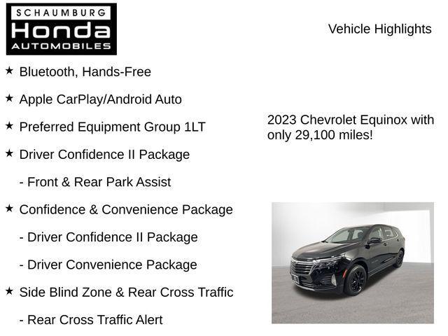 used 2023 Chevrolet Equinox car, priced at $24,000