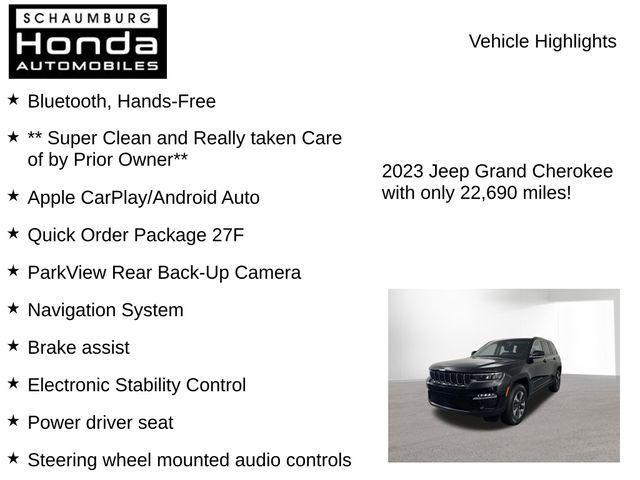 used 2023 Jeep Grand Cherokee 4xe car, priced at $27,800