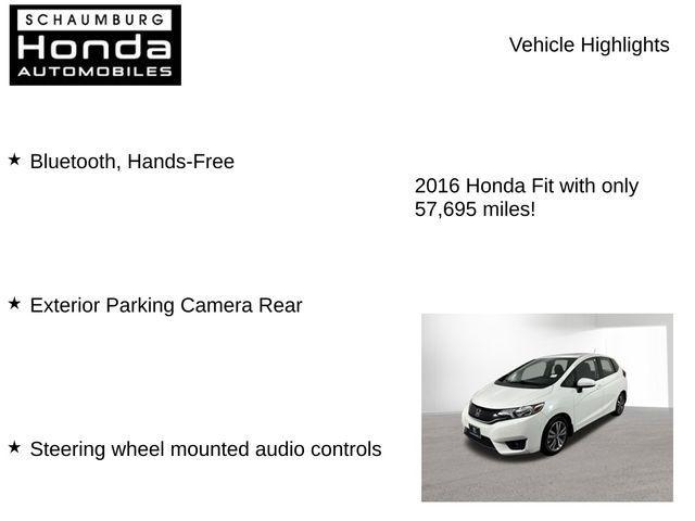 used 2016 Honda Fit car, priced at $16,100