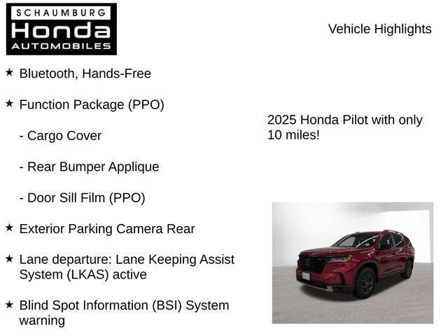 new 2025 Honda Pilot car, priced at $47,119
