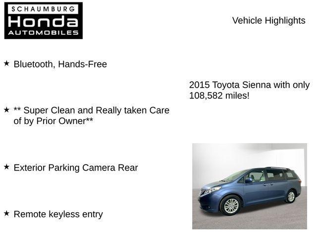 used 2015 Toyota Sienna car, priced at $16,900