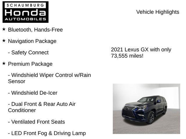 used 2021 Lexus GX 460 car, priced at $39,700