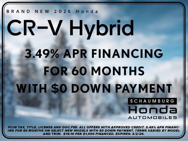 new 2026 Honda CR-V Hybrid car, priced at $39,583