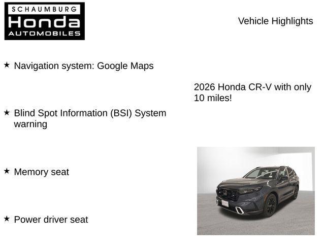 new 2026 Honda CR-V Hybrid car, priced at $41,436