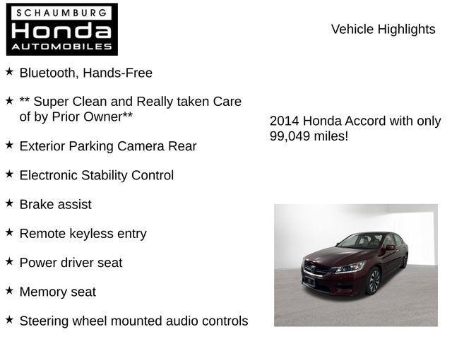used 2014 Honda Accord Hybrid car, priced at $15,800