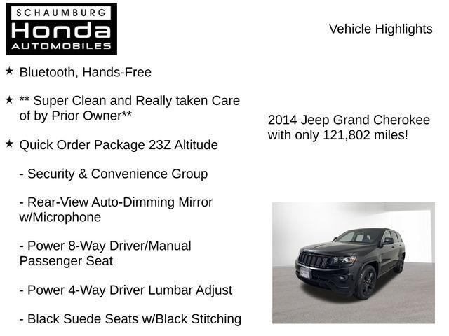 used 2014 Jeep Grand Cherokee car, priced at $11,400