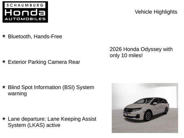 new 2026 Honda Odyssey car, priced at $42,064