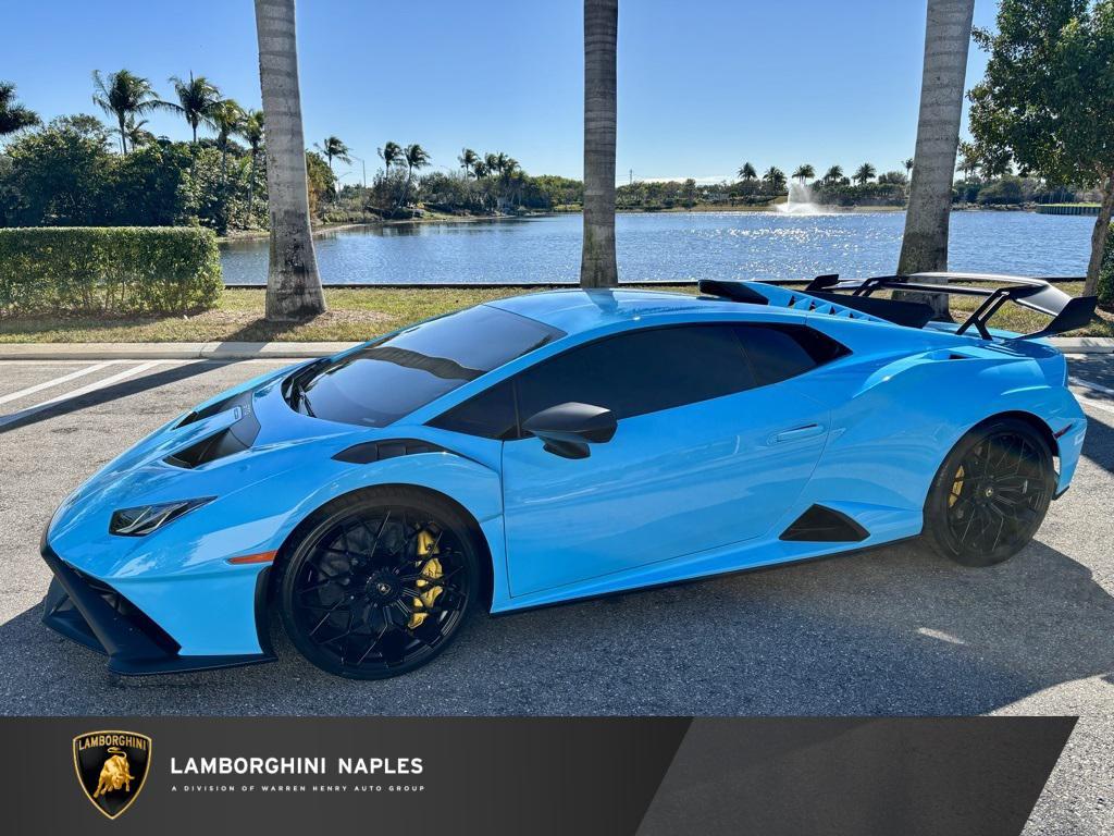 used 2022 Lamborghini Huracan STO car, priced at $398,944