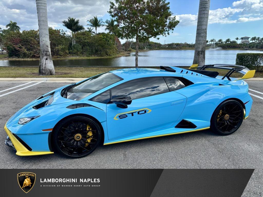 used 2023 Lamborghini Huracan STO car, priced at $424,919