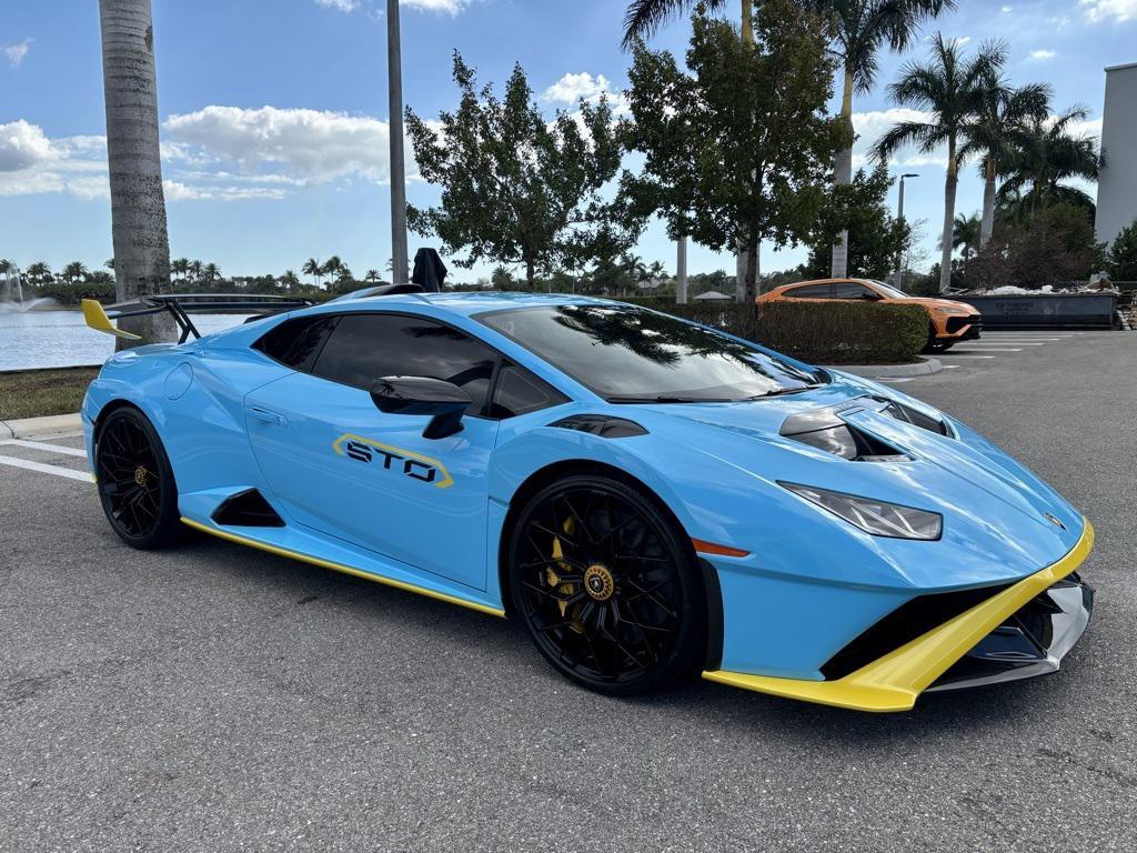 used 2023 Lamborghini Huracan STO car, priced at $424,919
