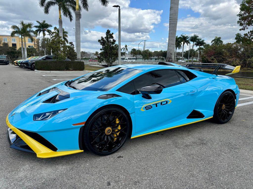 used 2023 Lamborghini Huracan STO car, priced at $424,919