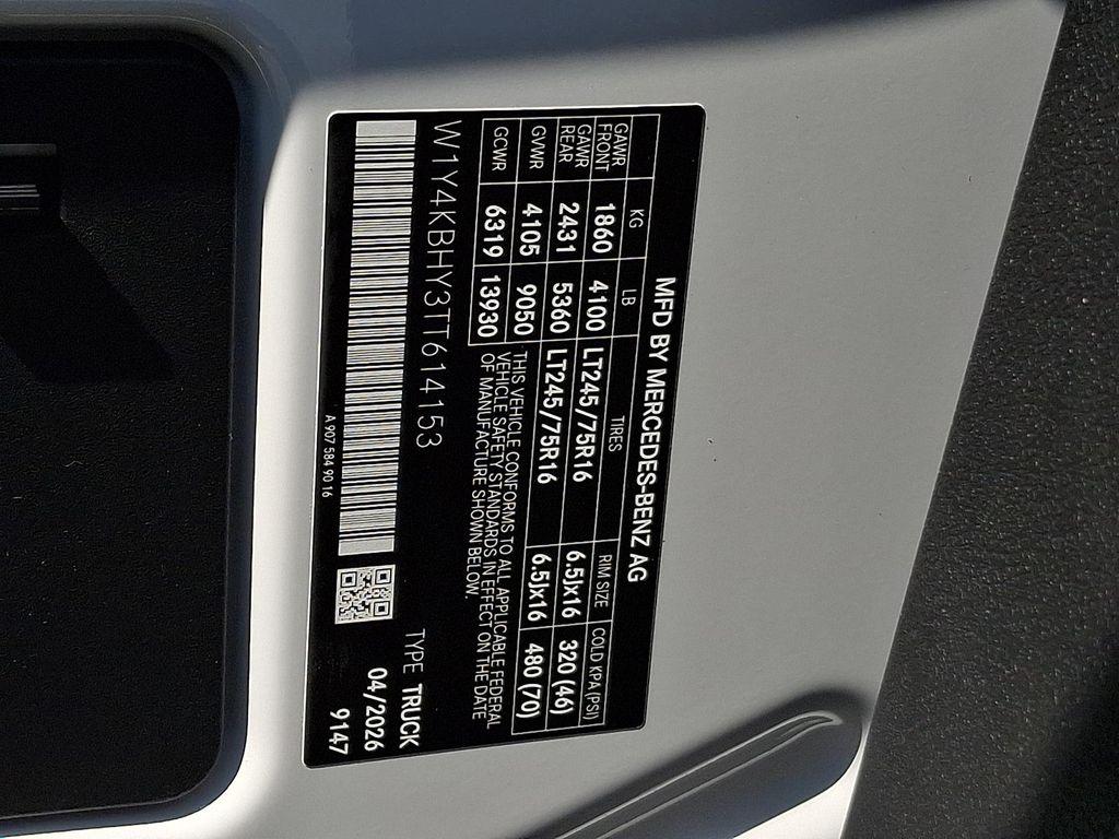 new 2026 Mercedes-Benz Sprinter 2500 car, priced at $62,527
