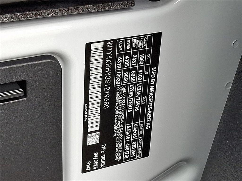 used 2025 Mercedes-Benz Sprinter 2500 car, priced at $54,875