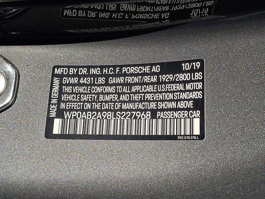 used 2020 Porsche 911 car, priced at $135,437