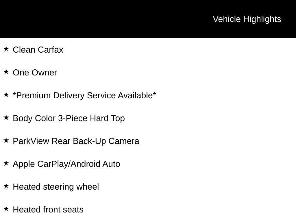 used 2025 Jeep Wrangler car, priced at $33,664