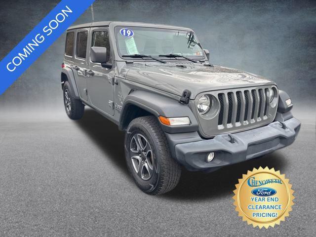 used 2019 Jeep Wrangler Unlimited car, priced at $23,865
