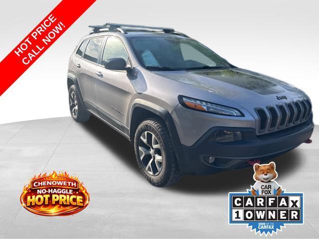 used 2018 Jeep Cherokee car, priced at $17,495