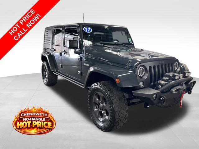 used 2017 Jeep Wrangler Unlimited car, priced at $19,995