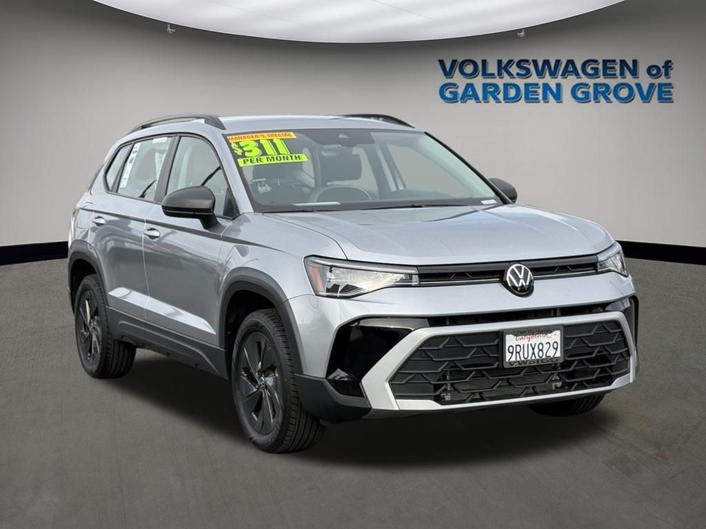 used 2025 Volkswagen Taos car, priced at $22,438