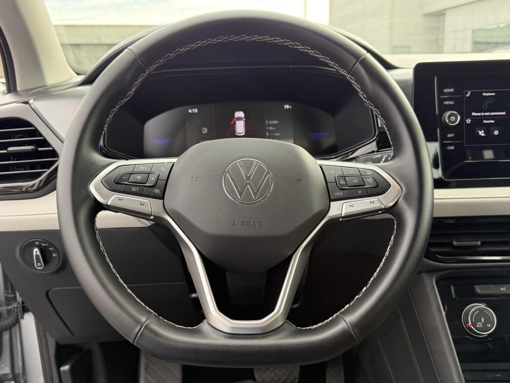 used 2025 Volkswagen Taos car, priced at $22,438