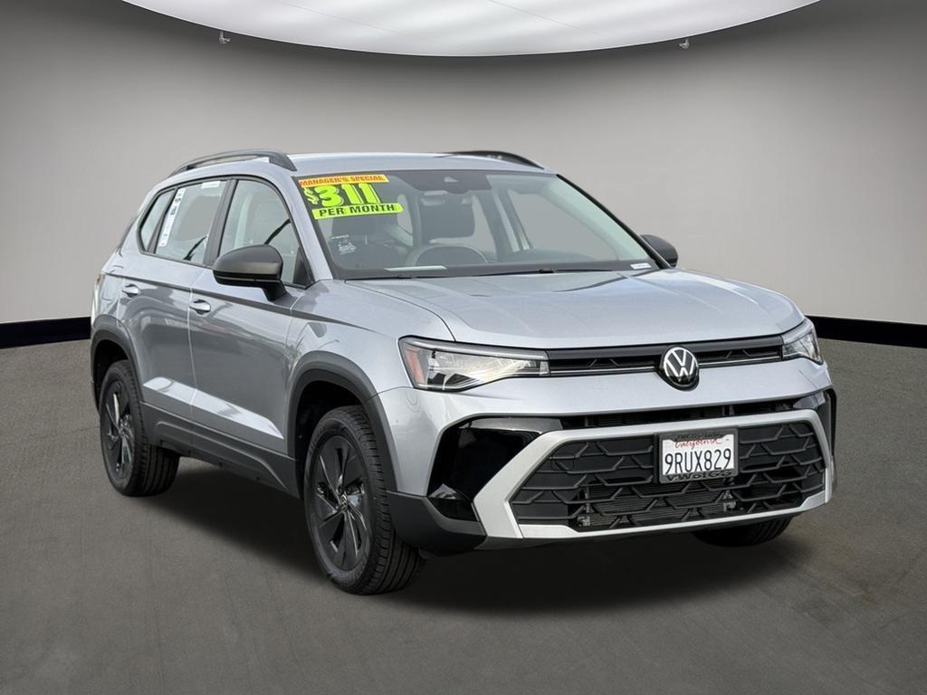 used 2025 Volkswagen Taos car, priced at $22,438