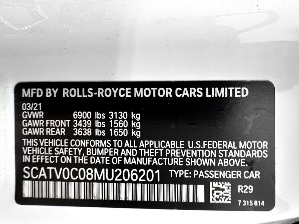 used 2021 Rolls-Royce Ghost car, priced at $249,900