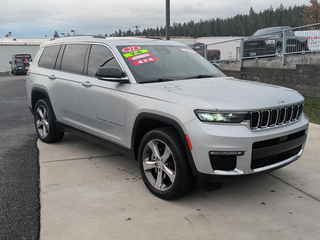 used 2021 Jeep Grand Cherokee L car, priced at $36,000