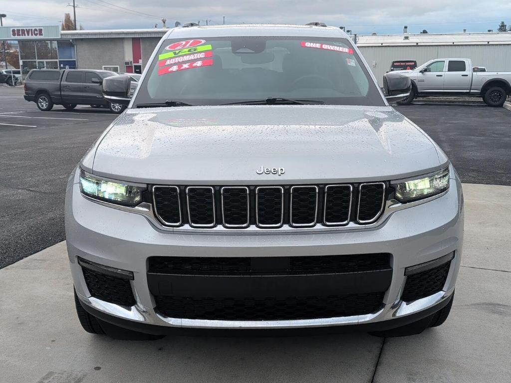 used 2021 Jeep Grand Cherokee L car, priced at $30,000