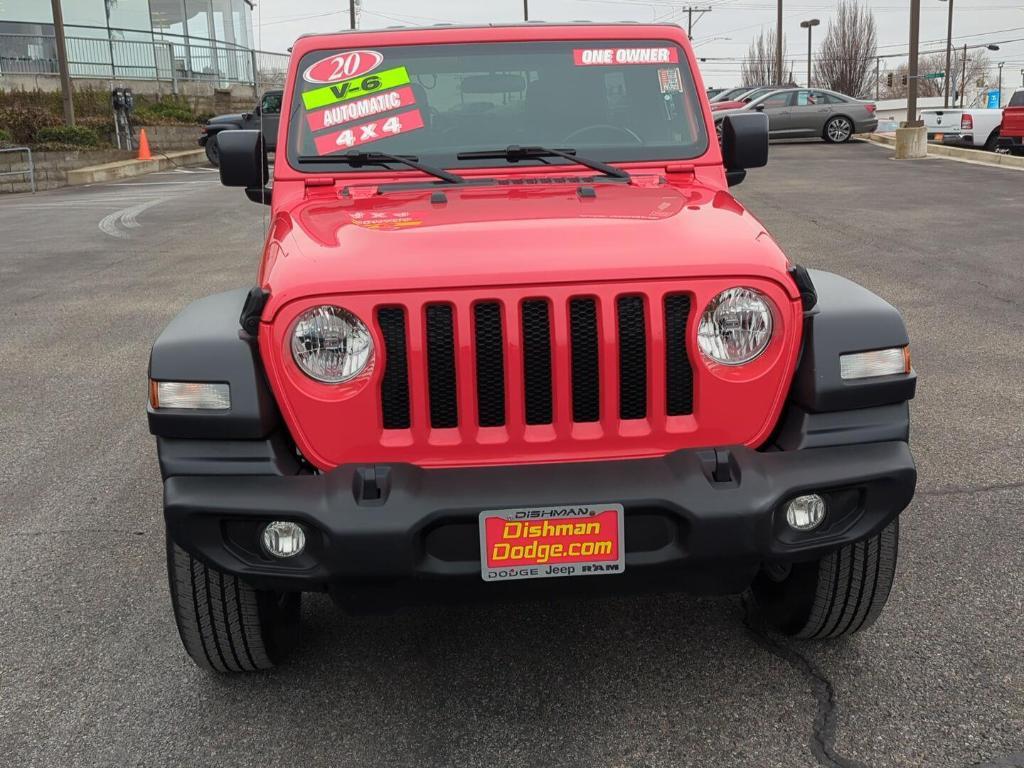 used 2020 Jeep Wrangler Unlimited car, priced at $30,000
