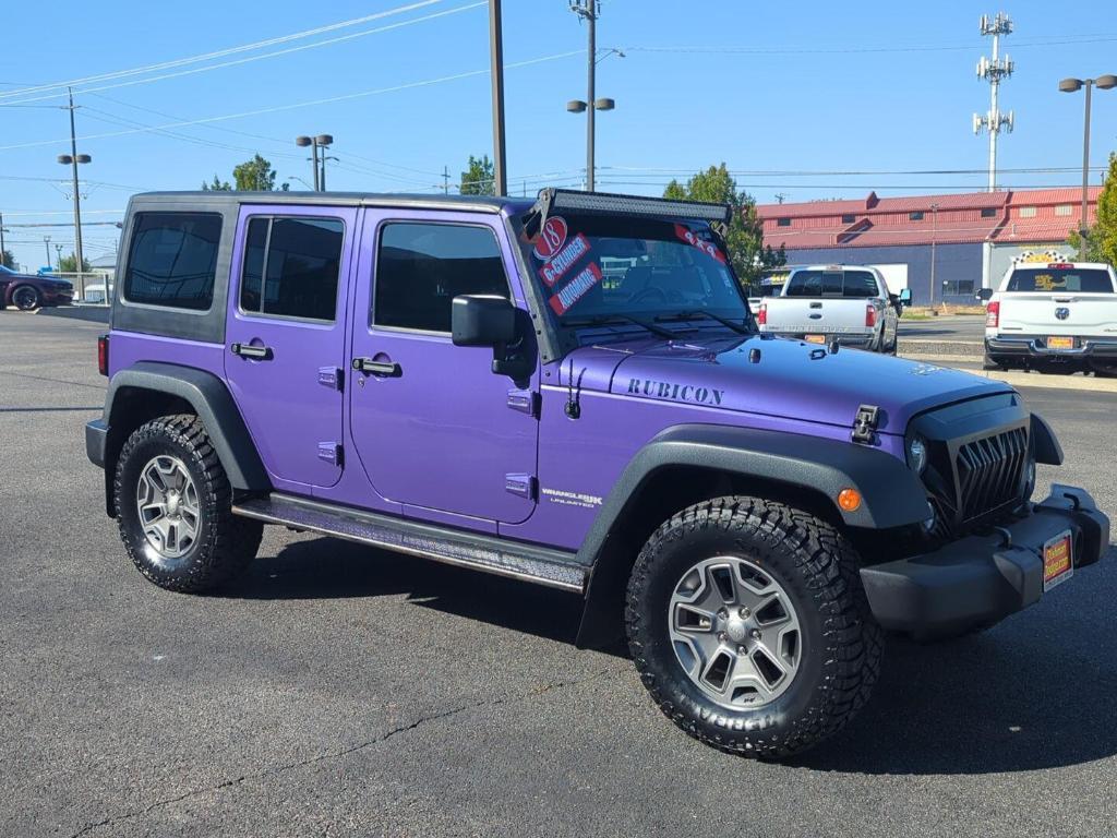 used 2018 Jeep Wrangler JK Unlimited car, priced at $23,000