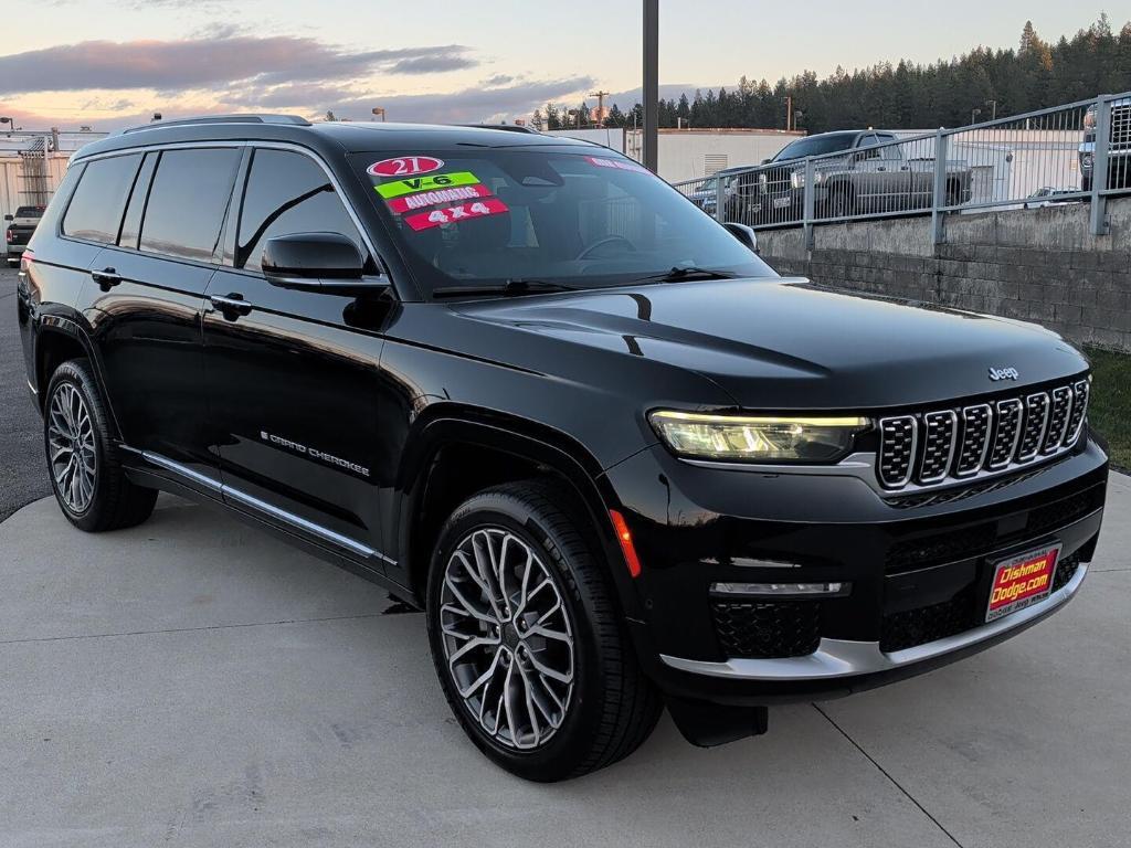used 2021 Jeep Grand Cherokee L car, priced at $40,000