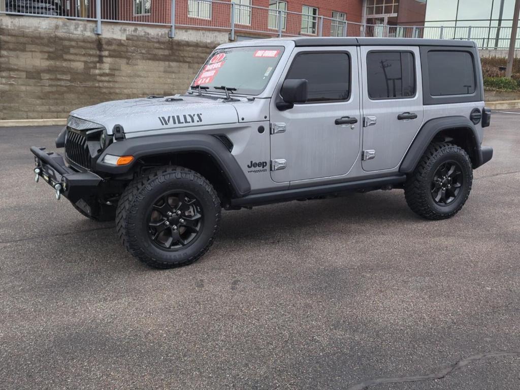 used 2021 Jeep Wrangler Unlimited car, priced at $30,000
