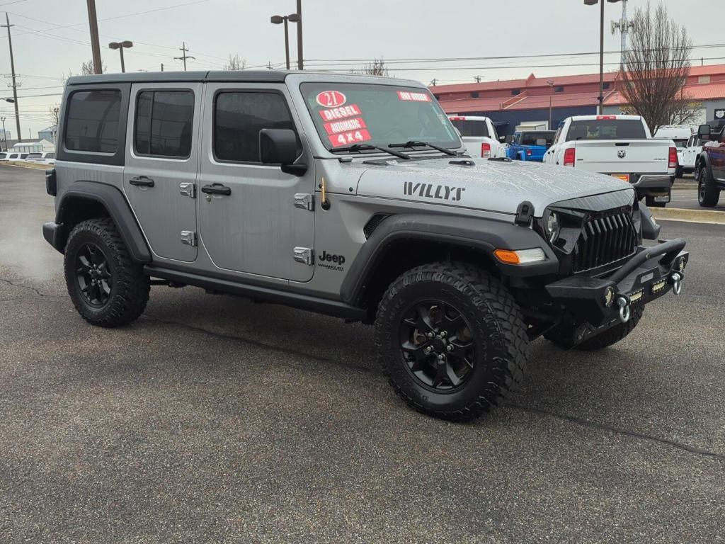 used 2021 Jeep Wrangler Unlimited car, priced at $30,000