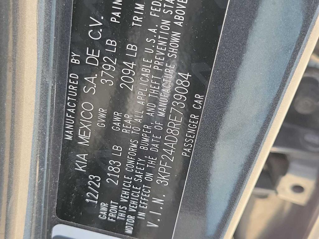 used 2024 Kia Forte car, priced at $19,495