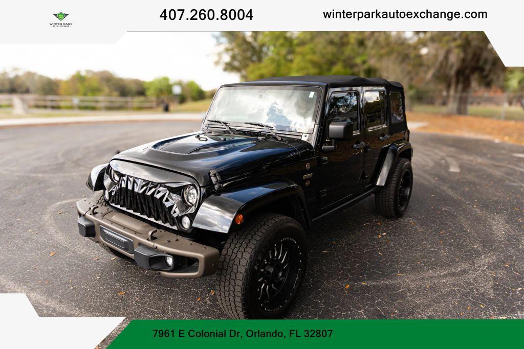 used 2017 Jeep Wrangler Unlimited car, priced at $20,888