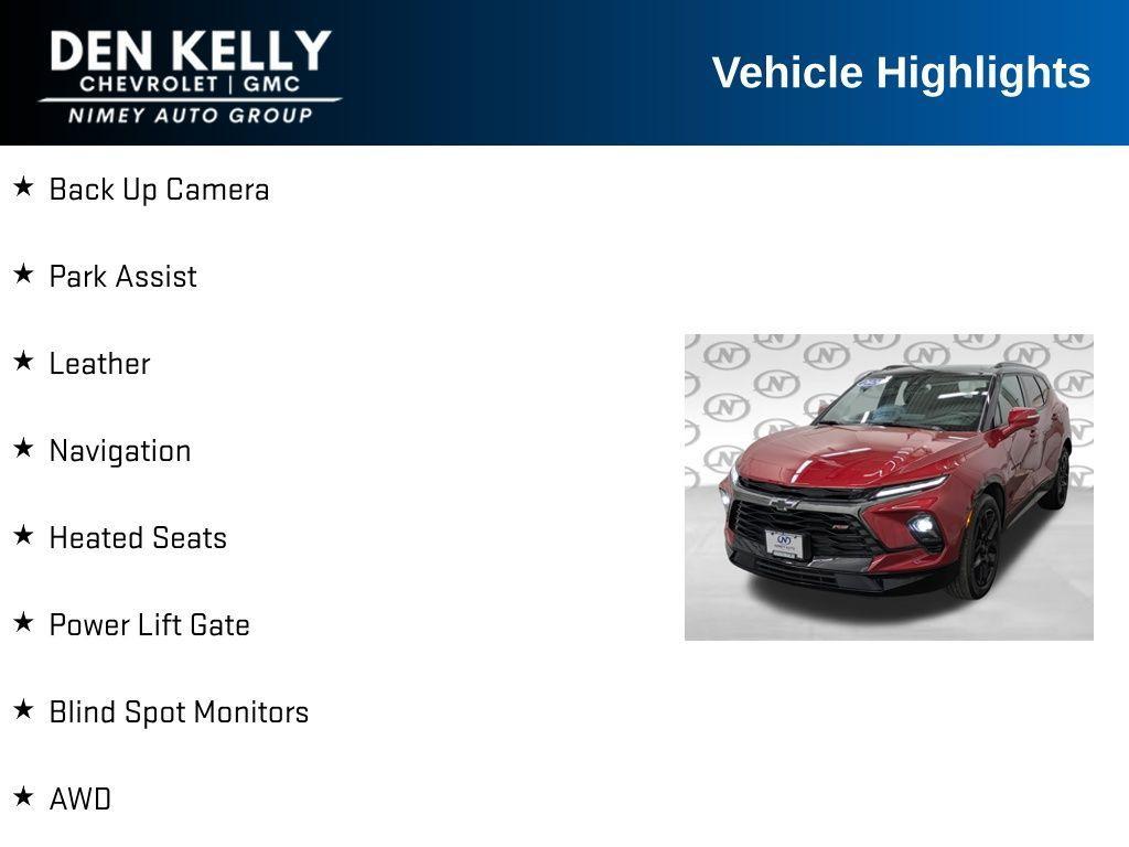 used 2024 Chevrolet Blazer car, priced at $37,906