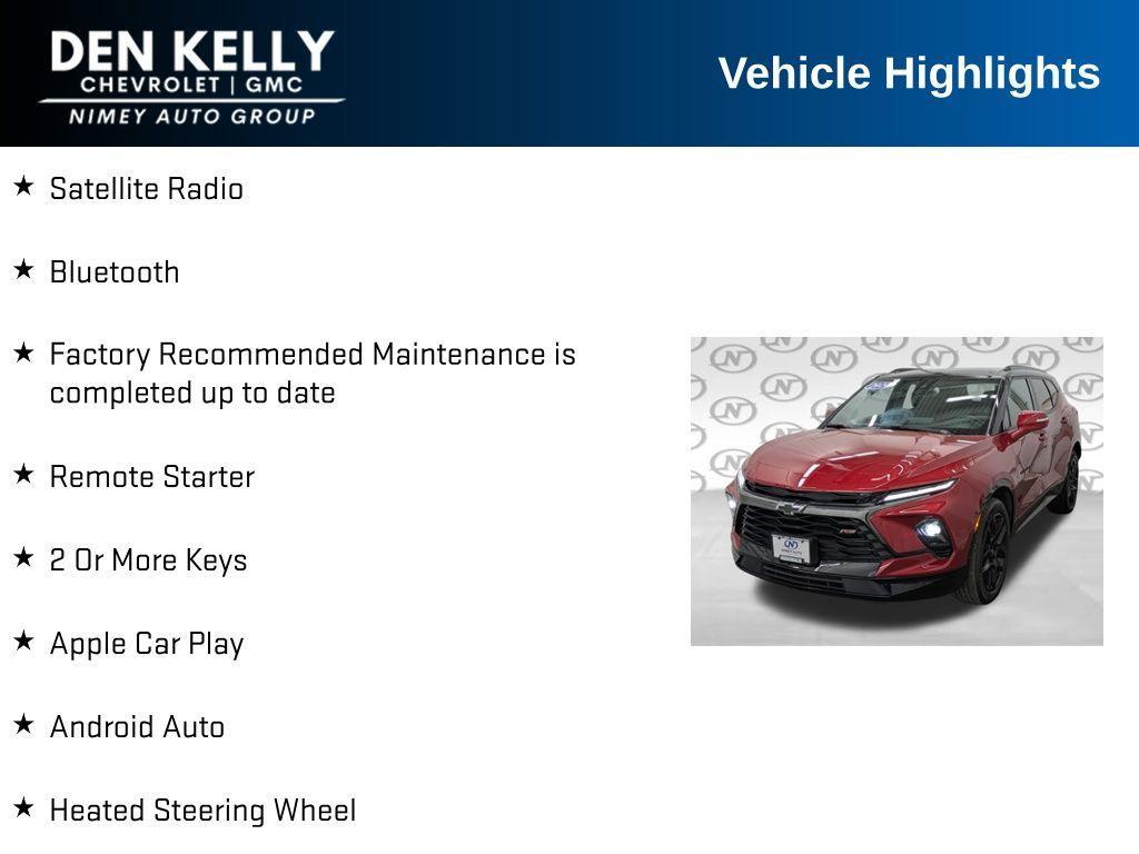 used 2024 Chevrolet Blazer car, priced at $37,906