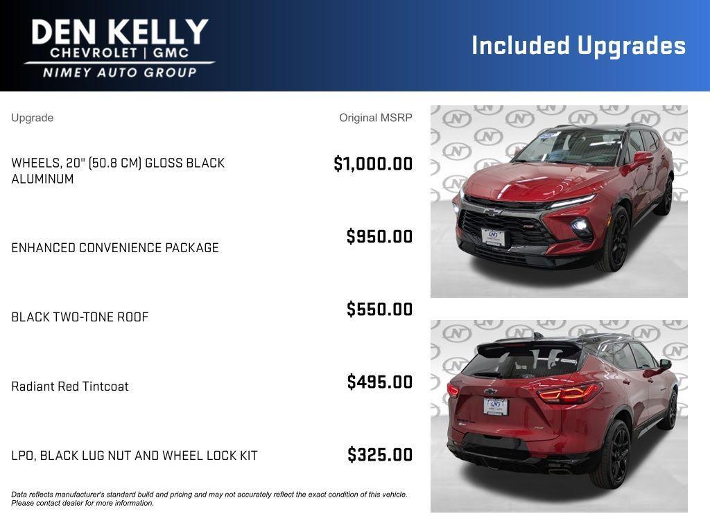 used 2024 Chevrolet Blazer car, priced at $37,454