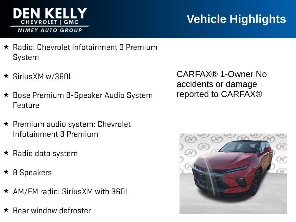 used 2023 Chevrolet Blazer car, priced at $30,765