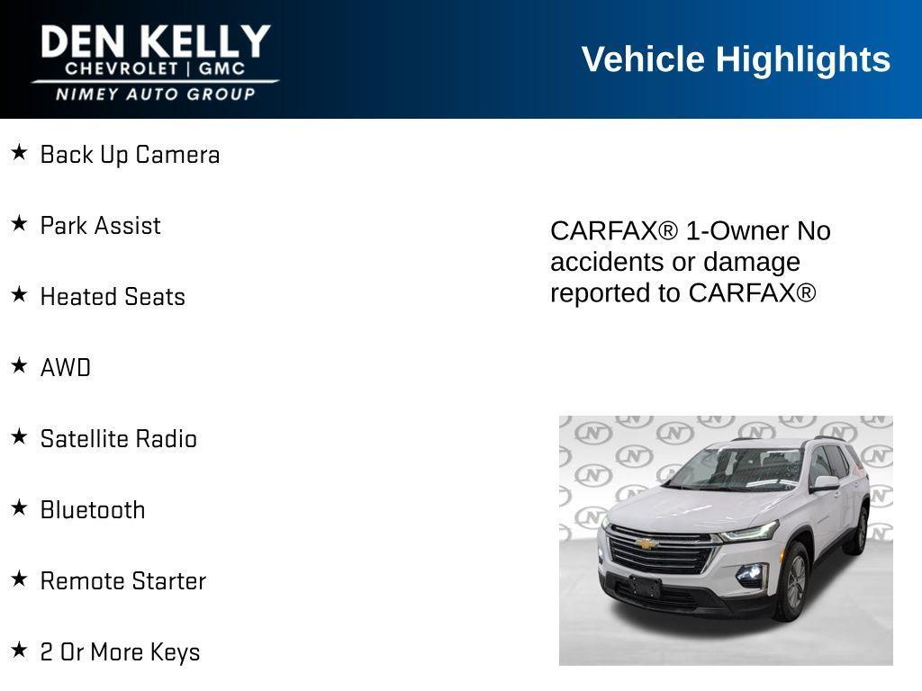 used 2023 Chevrolet Traverse car, priced at $33,425