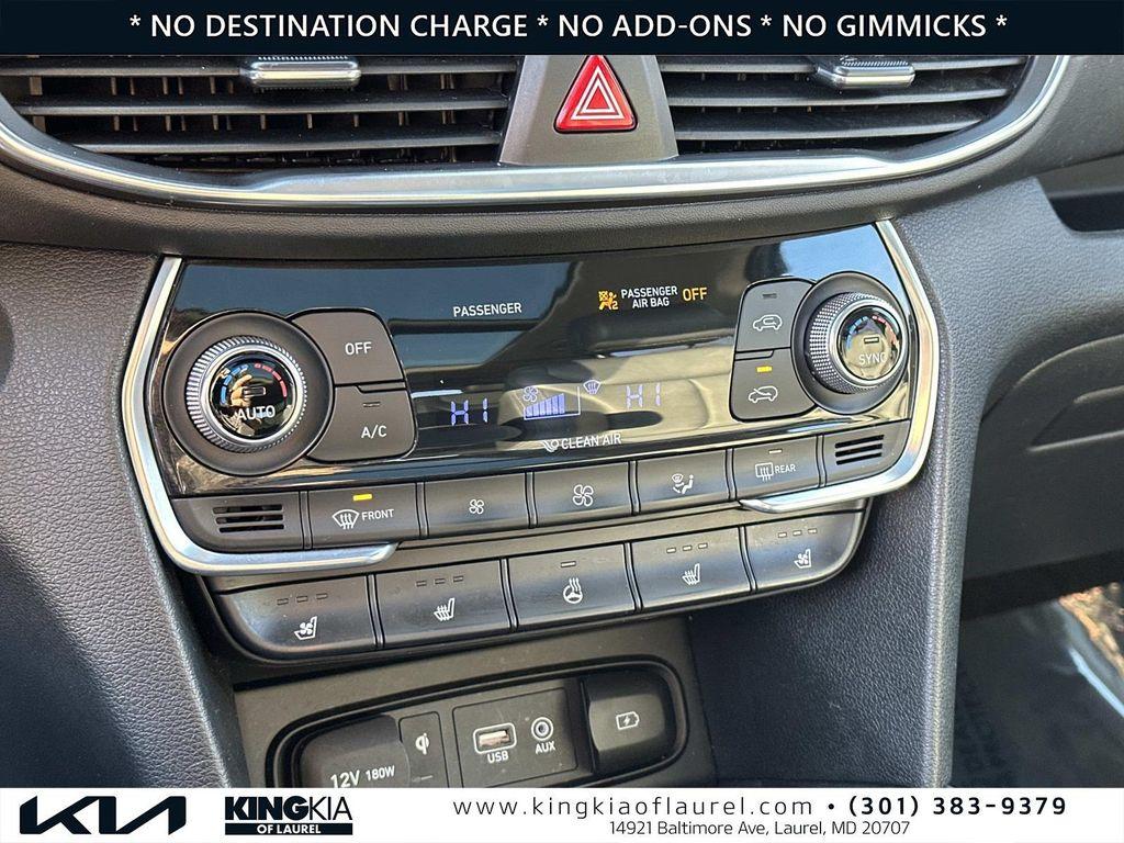 used 2020 Hyundai Santa Fe car, priced at $16,000