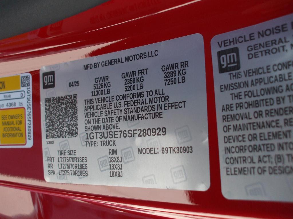 new 2025 GMC Sierra 3500 car, priced at $53,800