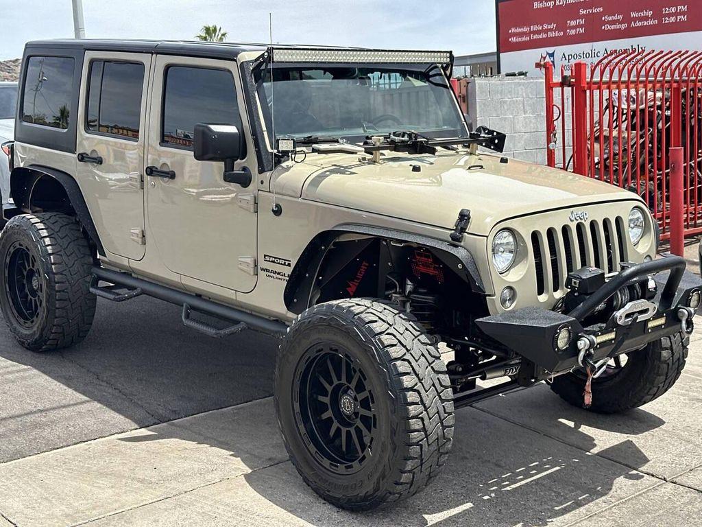 used 2017 Jeep Wrangler Unlimited car, priced at $17,500