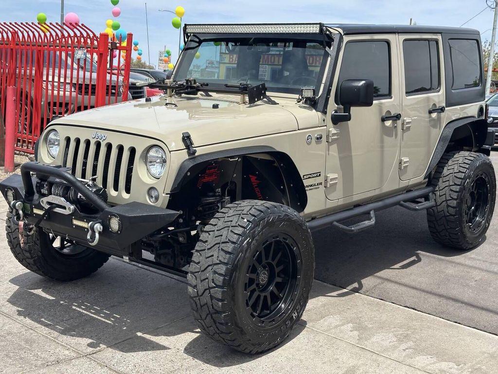 used 2017 Jeep Wrangler Unlimited car, priced at $17,500