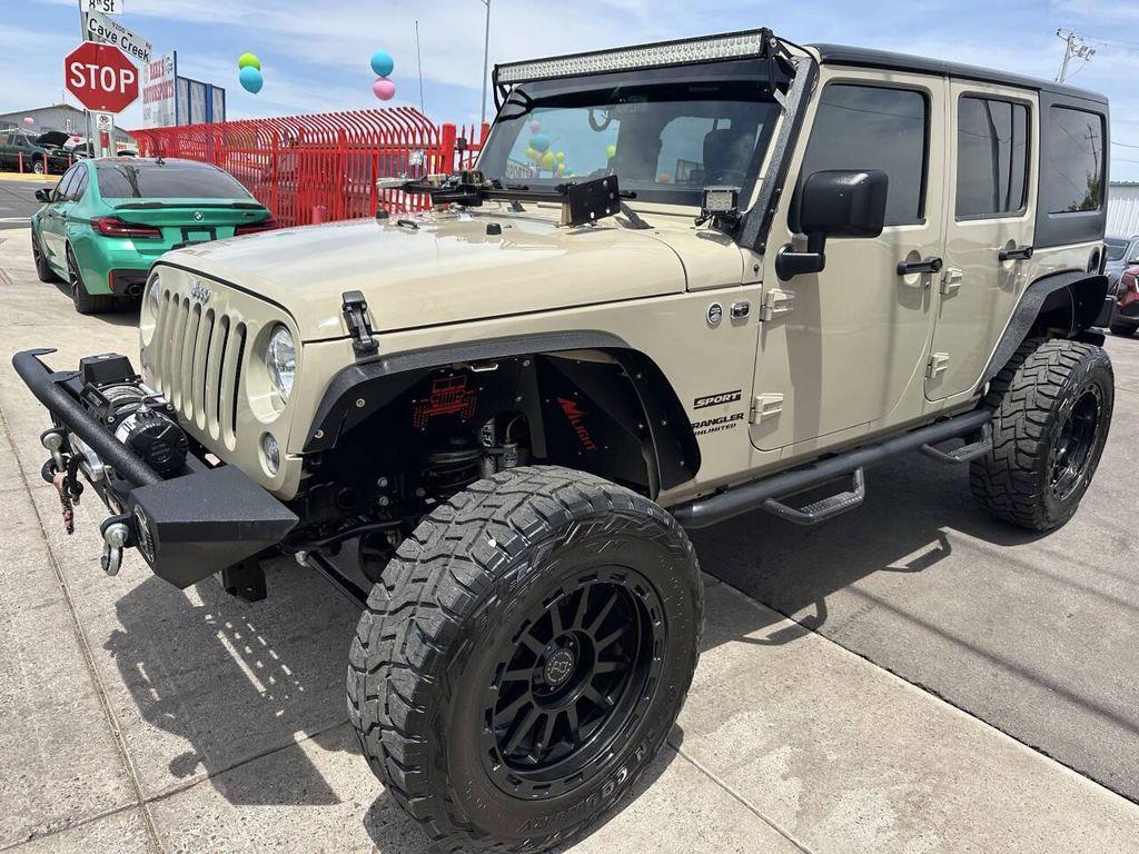 used 2017 Jeep Wrangler Unlimited car, priced at $17,500