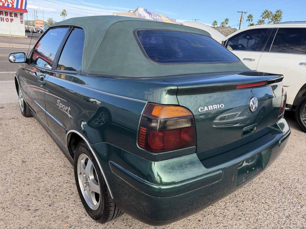 used 1999 Volkswagen Cabrio car, priced at $7,000