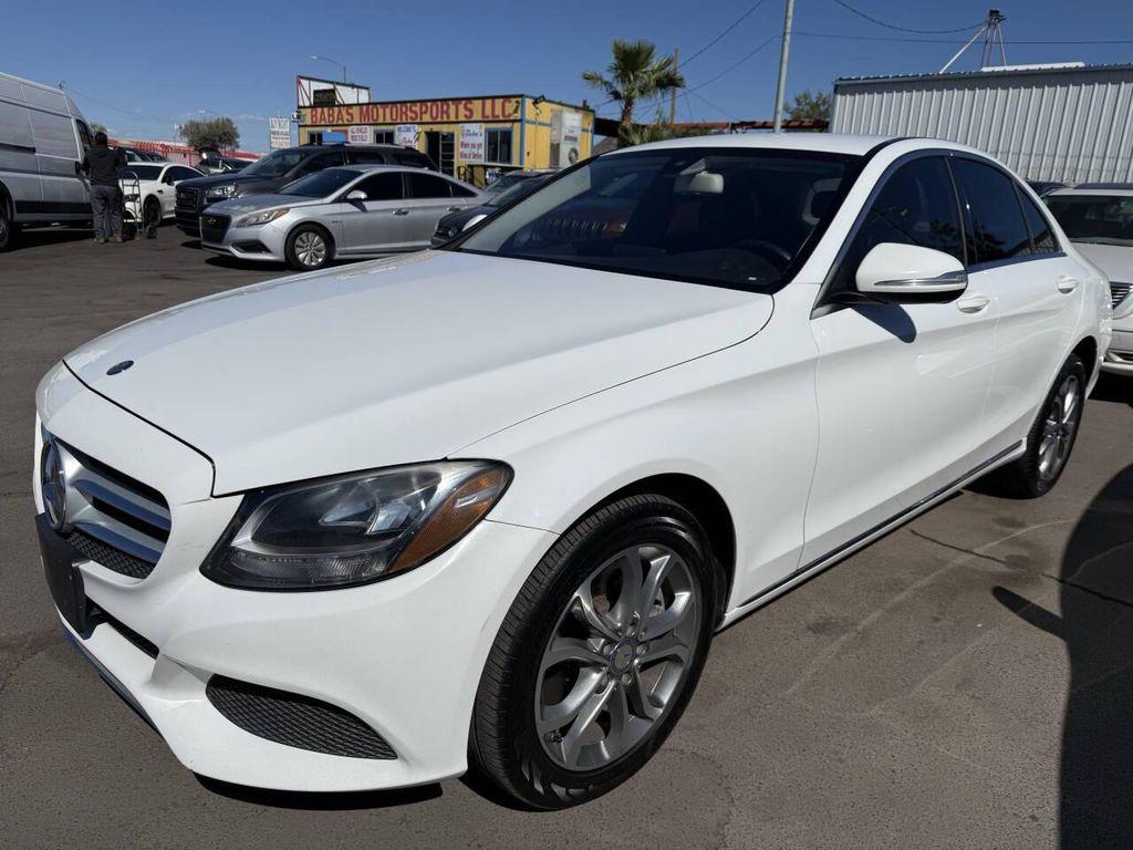 used 2015 Mercedes-Benz C-Class car, priced at $12,000