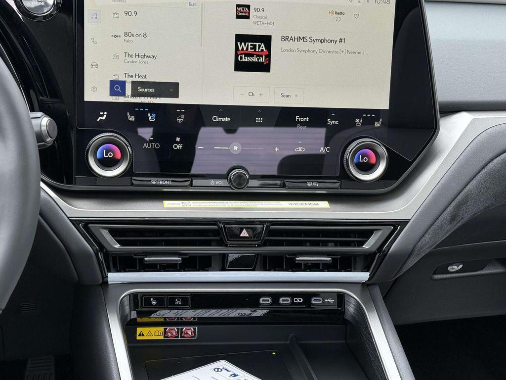 new 2026 Lexus TX 350 car, priced at $74,081