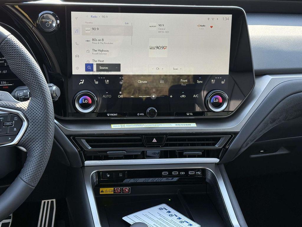 new 2026 Lexus TX 500h car, priced at $73,585