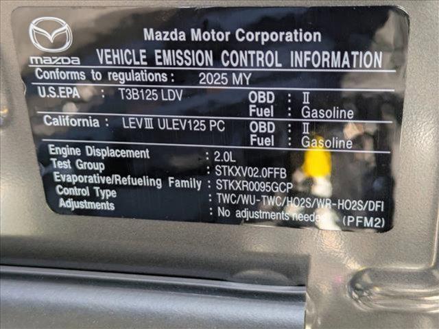 new 2025 Mazda MX-5 Miata car, priced at $36,442